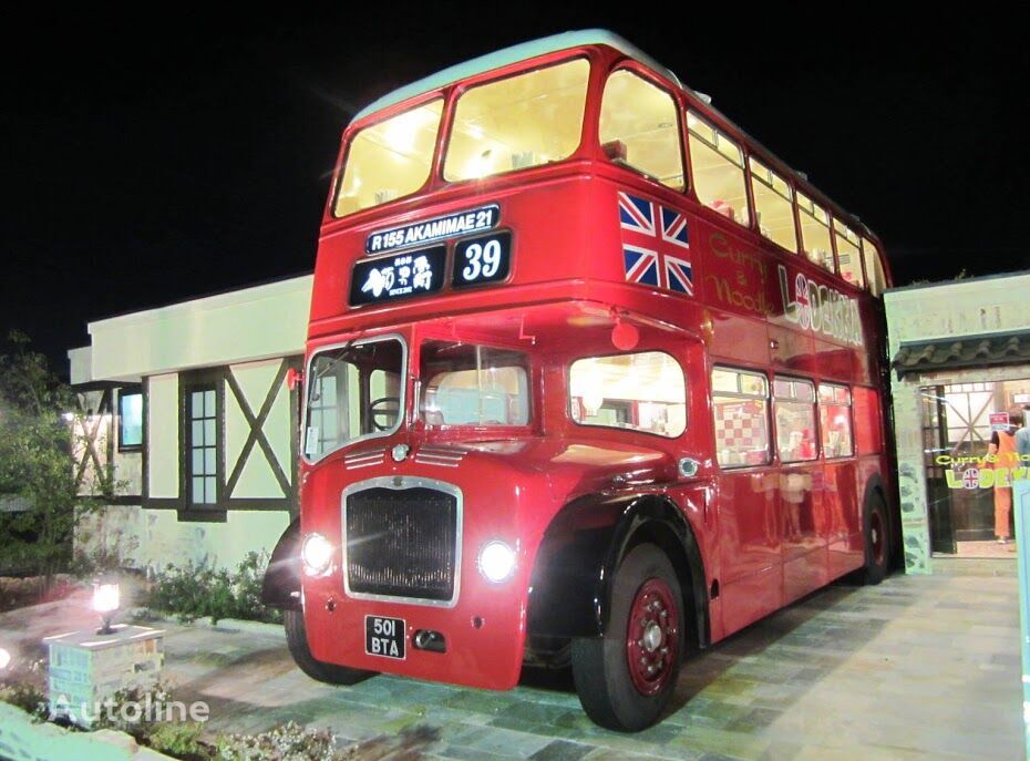 British Bus traditional style shell for static / fixed site use kaksikerroksinen linja-auto