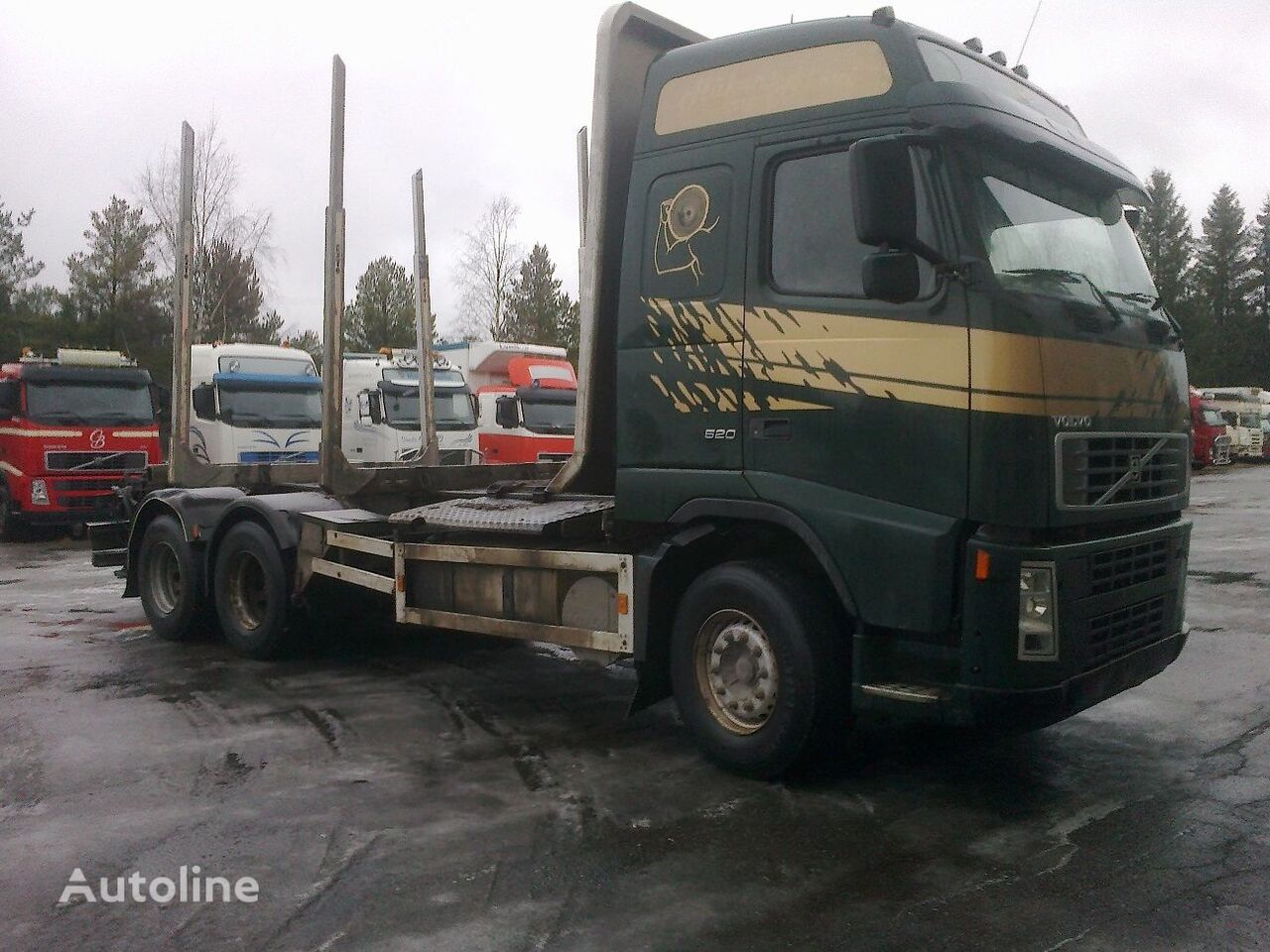 VOLVO FH540 6x4 puutavara-auto