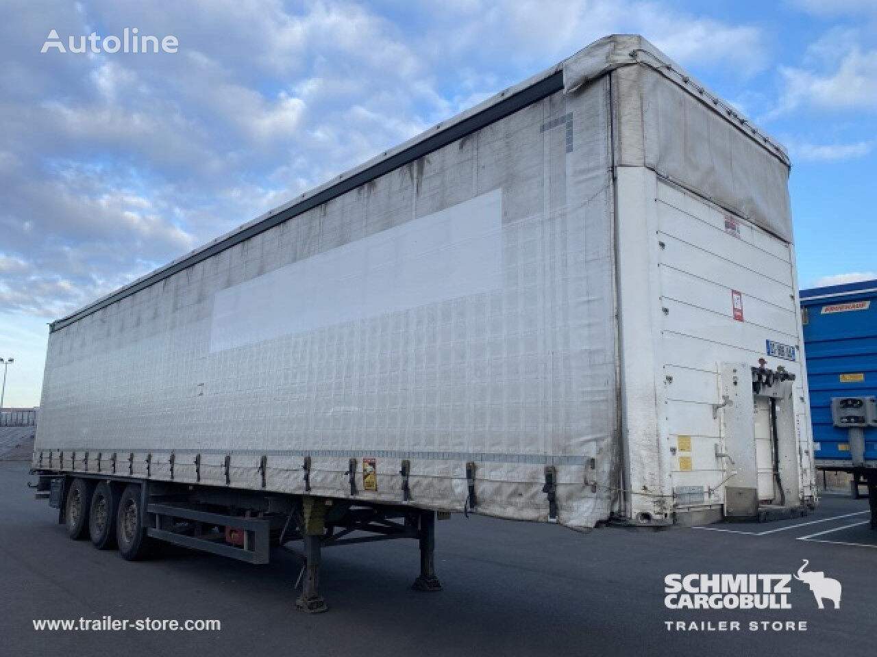 Schmitz Curtainsider Standard liukukapelli puoliperävaunu