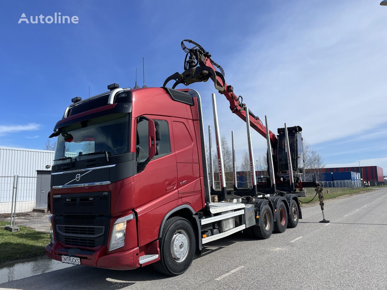 Volvo FH13 540 Loglift F96ST puutavara-auto