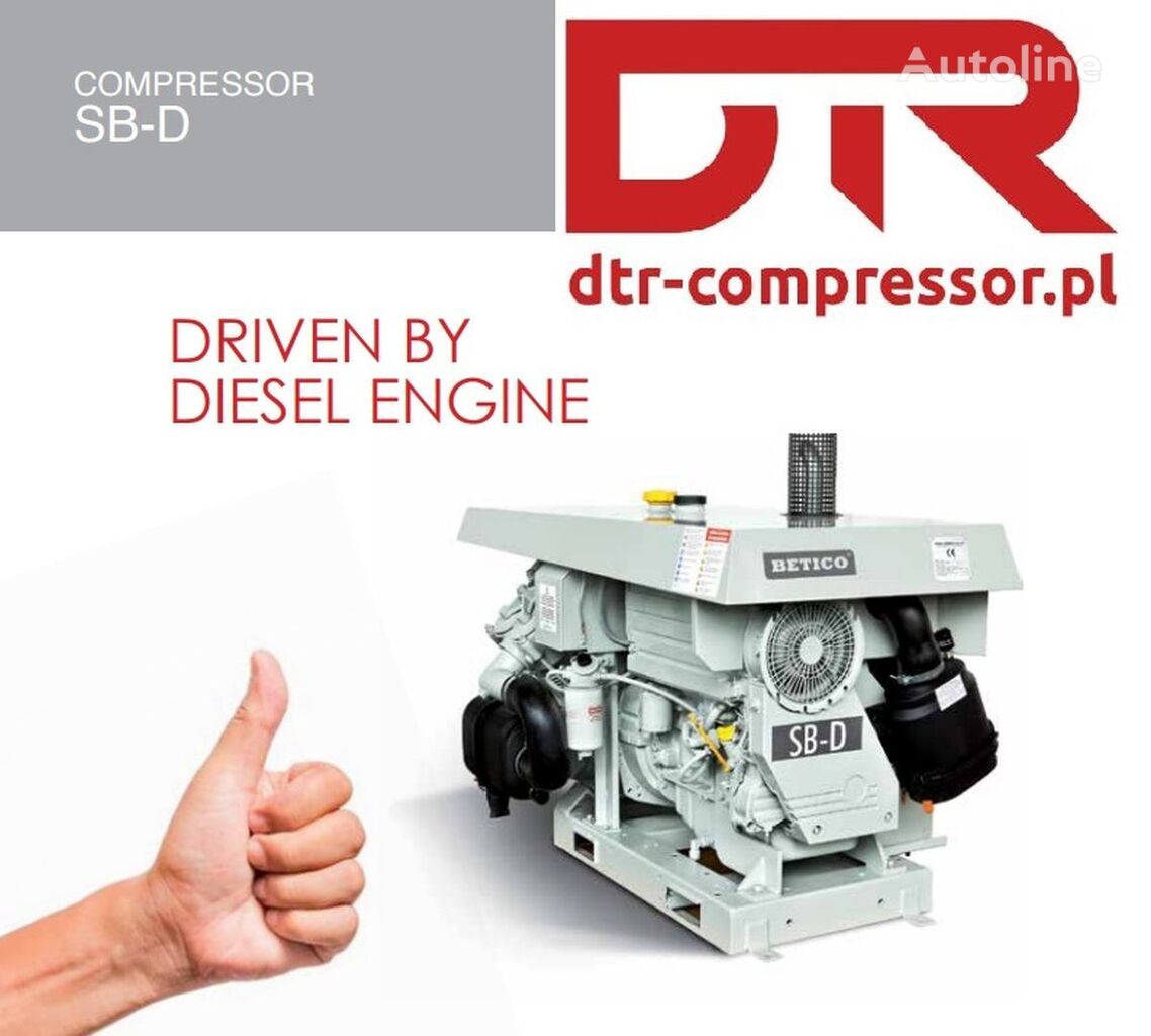 Betico kompressor säiliövaunu AGREGAT SPALINOWY BETICO SB-D NOWY WYDMUCHU DEUTZ 009 pneumaattinen kompressori