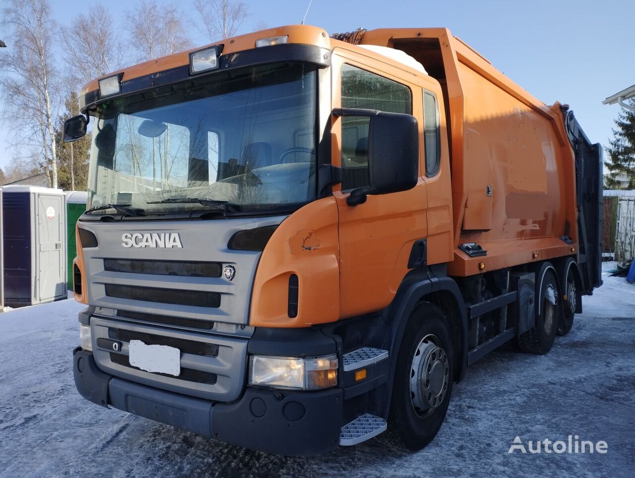 Scania P270 6x2, two compartments roska-auto